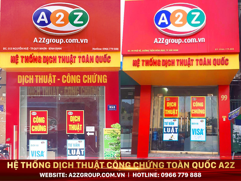 Dịch Văn Bản Cá Nhân Tại A2Z Bình Định