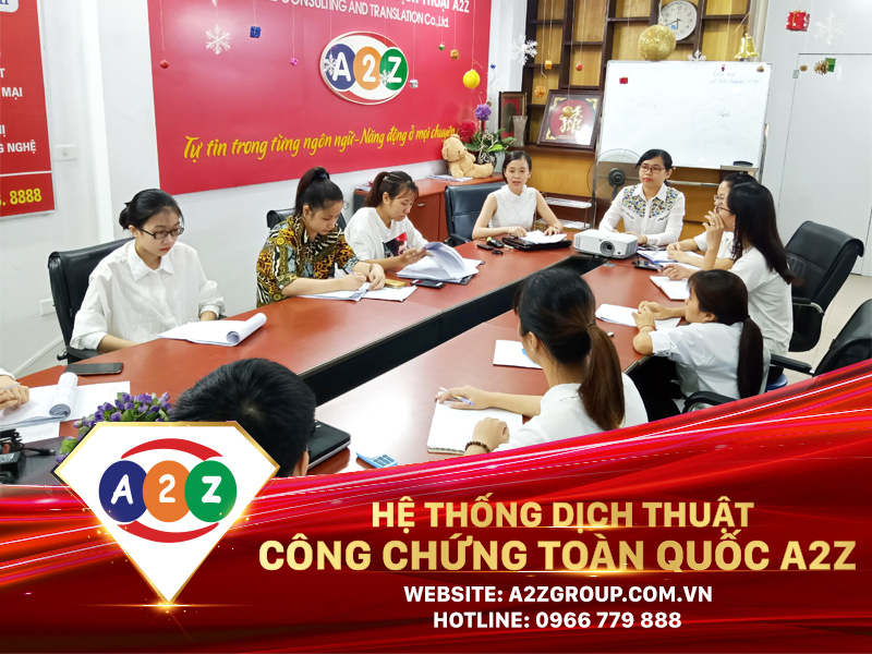 Dịch Văn Bản Doanh Nghiệp Tại A2Z Bình Định