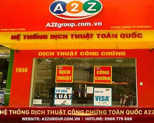 Dịch Hợp Đồng Tiếng Anh Tại A2Z Huyện Tây Sơn